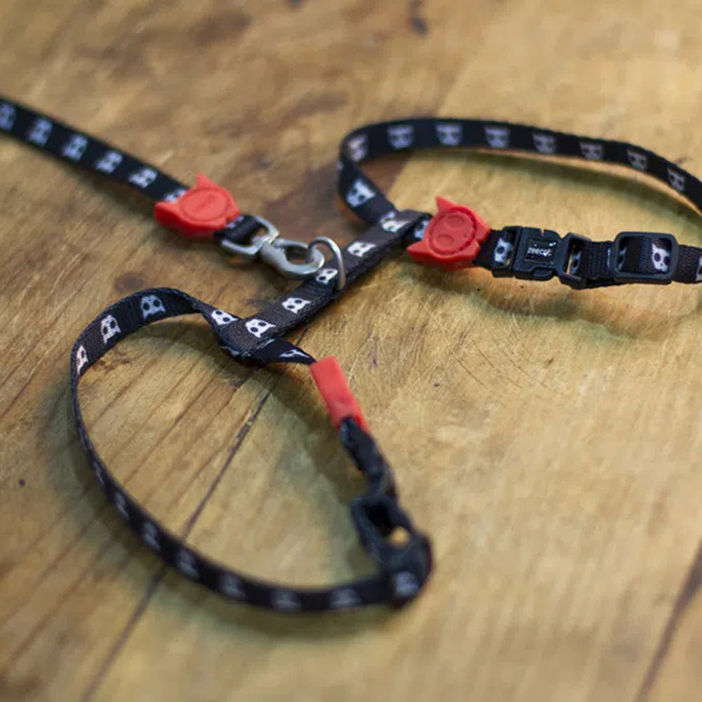 zee.cat SKULL LEASH HARNESS SET スカル リード・ハーネスセット