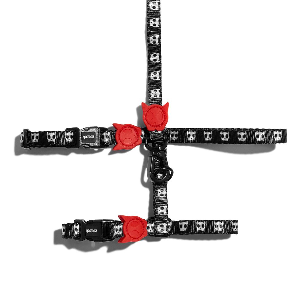 zee.cat SKULL LEASH HARNESS SET スカル リード・ハーネスセット